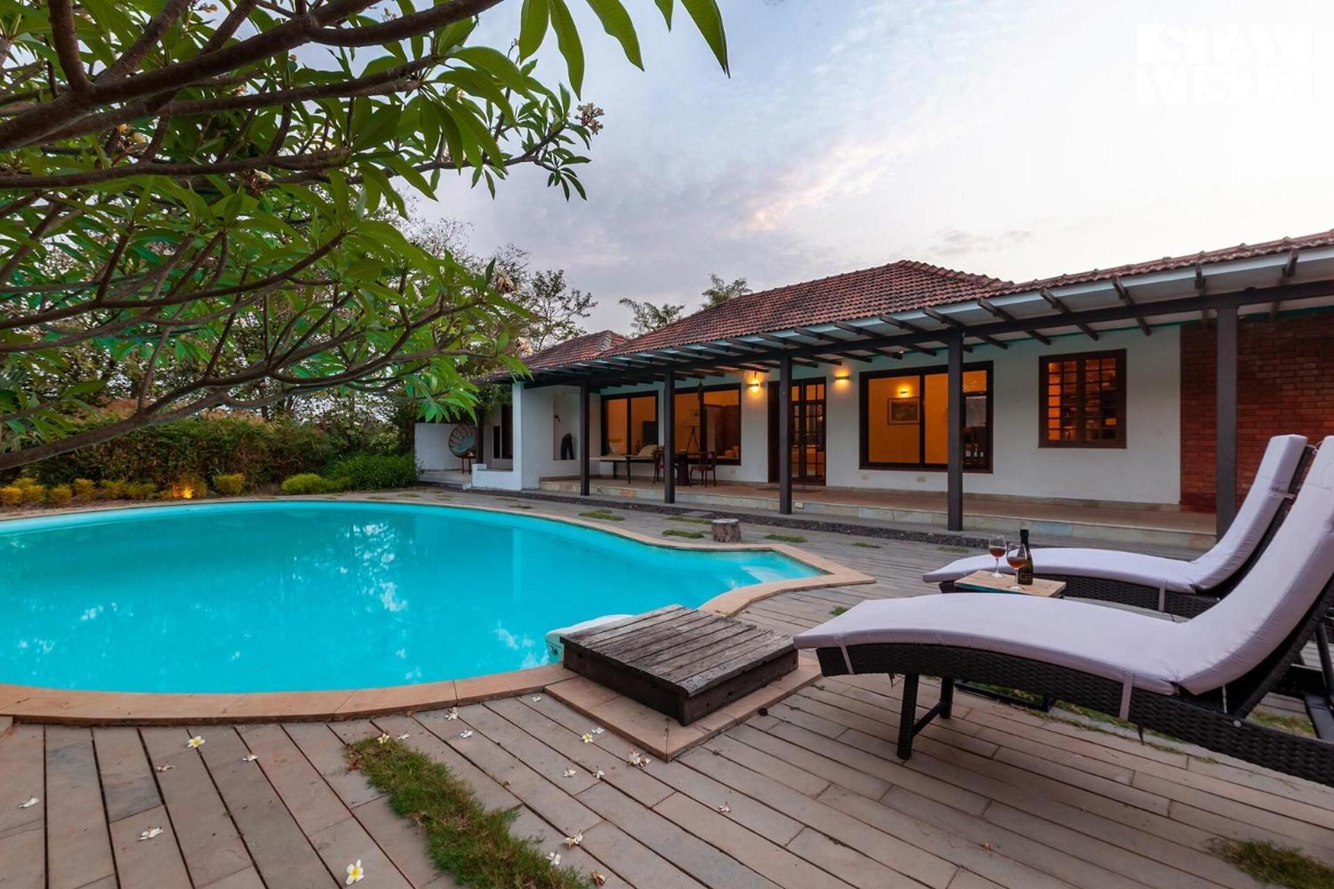 Wander Beyond By Stayvista - Featuring A Bali-Themed Abode And A Refreshing Swimming Pool Alībāg Εξωτερικό φωτογραφία