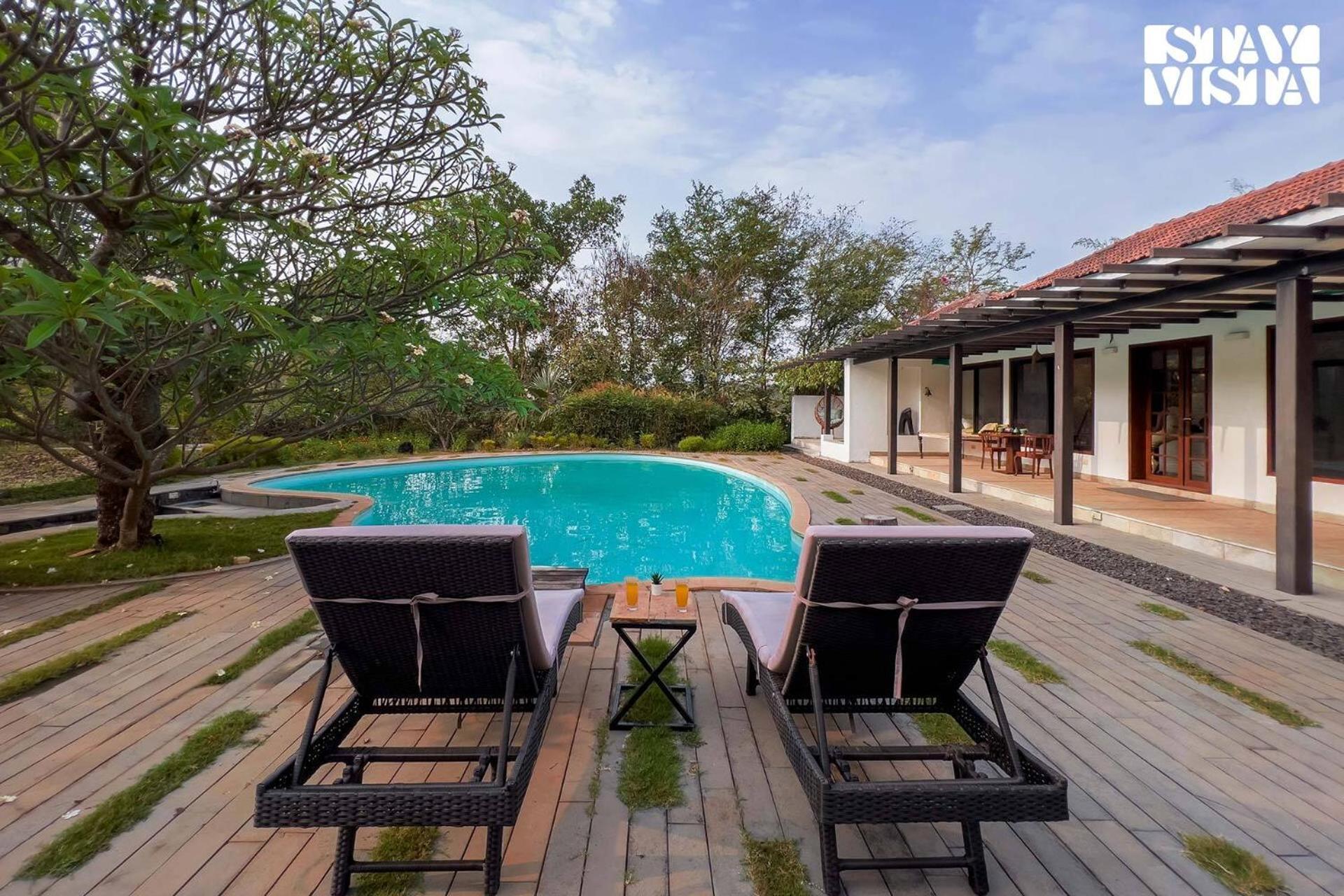 Wander Beyond By Stayvista - Featuring A Bali-Themed Abode And A Refreshing Swimming Pool Alībāg Εξωτερικό φωτογραφία